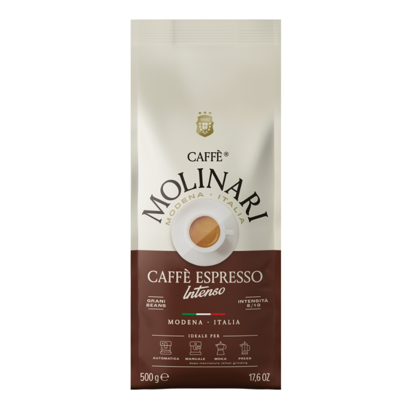 Caffé Molinari Espresso Intesno 500g, zrno