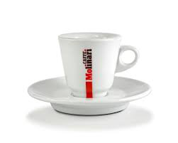Molinari šálka s podšálkou cappuccino porcelán
